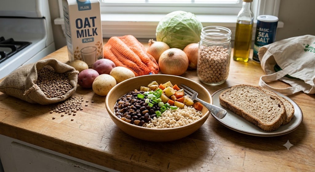 how to eat vegan on a budget